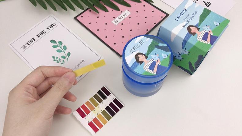 兰芝睡眠面膜实测:晚睡亦美人早起水光肌